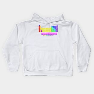 Bright Periodic Table Kids Hoodie